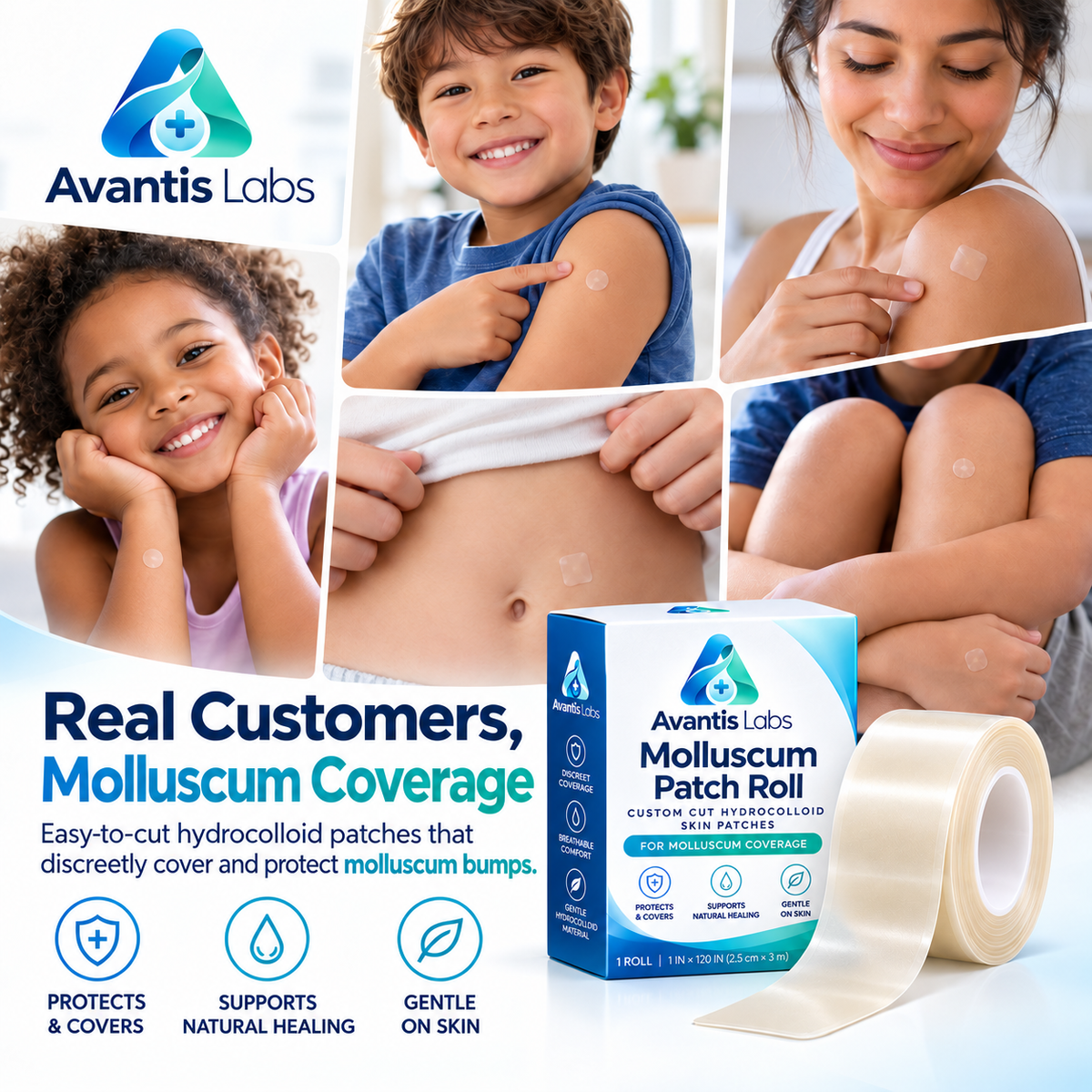 Medical-Grade Molluscum Patches