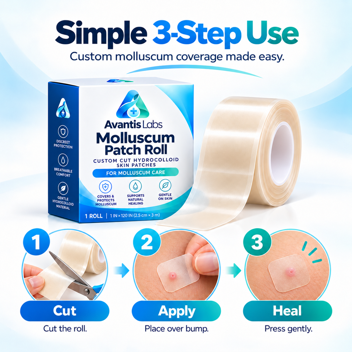 Medical-Grade Molluscum Patches